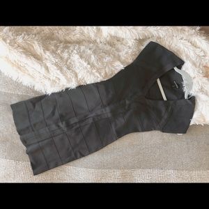 Express Dark Grey Bodycon Dress